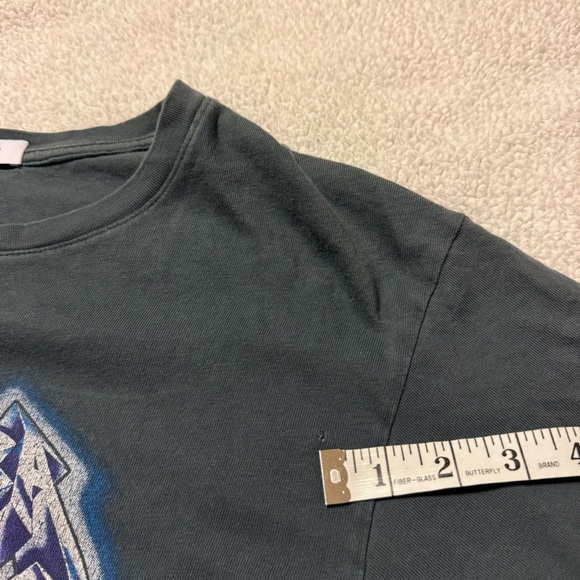 Daydreamer Metallica "Ride the Lightning" Graphic T-shirt Black Blue Tee - Picture 14 of 15